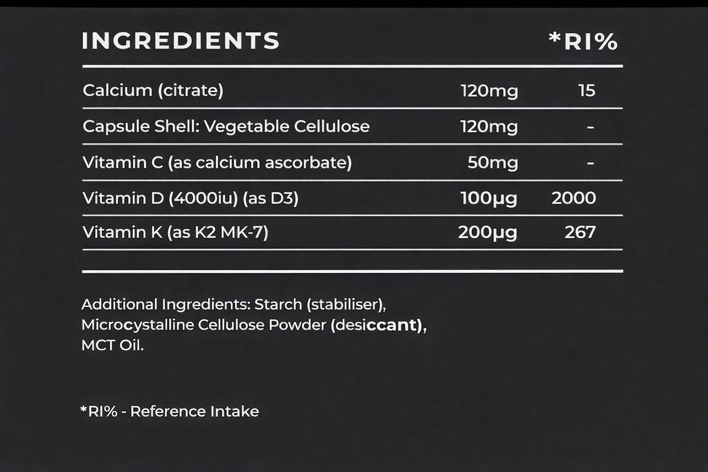 Vitamin D3/K2 4000iu
